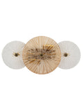 Applique da parete in metallo oro, 42x8x20 cm – Lampada Osaka