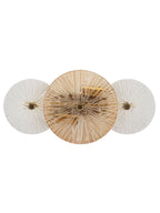 Applique da parete in metallo oro, 42x8x20 cm – Lampada Osaka