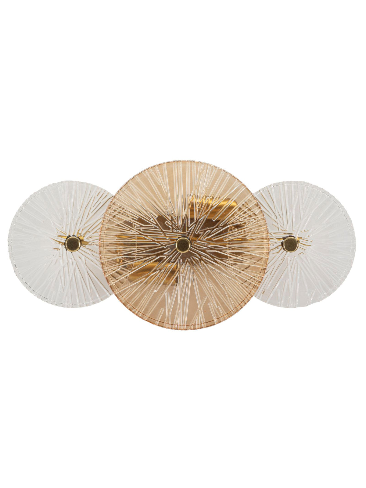 Applique da parete in metallo oro, 42x8x20 cm – Lampada Osaka