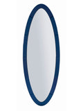 Specchio da parete in legno blu, 55x2x150 cm – Oslo