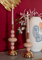 Portacandele Galaxy Rosa set 2 Pz - foto 4