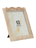 Cornice portafoto in resina beige, 25x3,2x31 cm – Sand