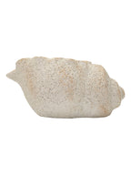 Vaso decorativo in magnesite beige, 35x23x18 cm – Shell Sand