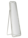 Specchio da parete in metallo grigio, 46x2-54x153 cm – Silver