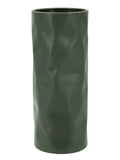 Vaso decorativo in metallo verde, 12x12x30 cm – Norimberga
