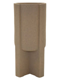 Portavaso da terra in resina marrone, Ø39x80,5 cm – Moai
