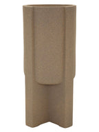 Portavaso da terra in resina marrone, Ø39x80,5 cm – Moai