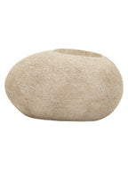 Portavaso da terra in resina grigia, 54,5x42,5x30 cm – Stone