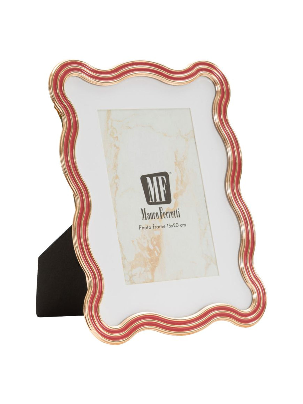 Cornice portafoto in metallo rosso, 17,5x1,3x22,5 cm – Elizabeth