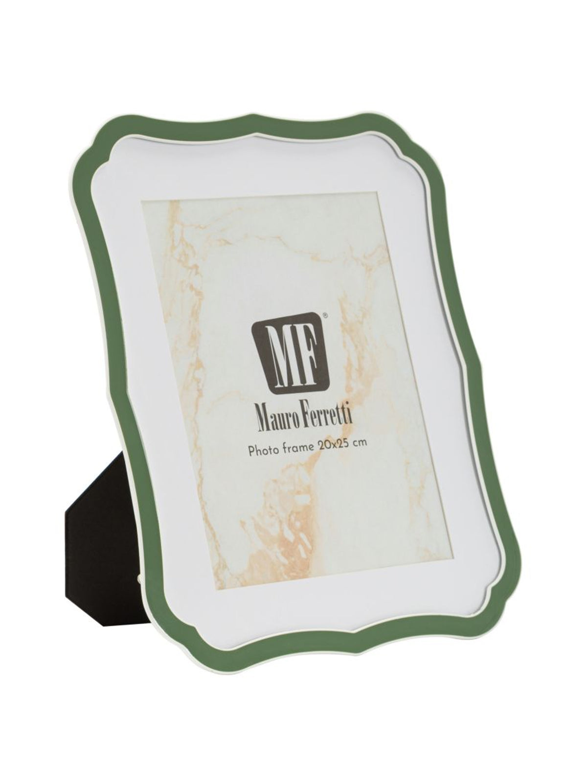 Cornice portafoto in metallo verde, 22,1x1,4x27,2 cm – Margot