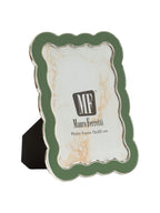 Cornice portafoto in metallo verde, 15,7x1,3x21,10 cm – Charlotte