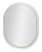 Specchio da muro led Simple ovale, 60x3,5x80 cm