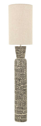 Lampada da terra Nairobi, Ø30x145 cm