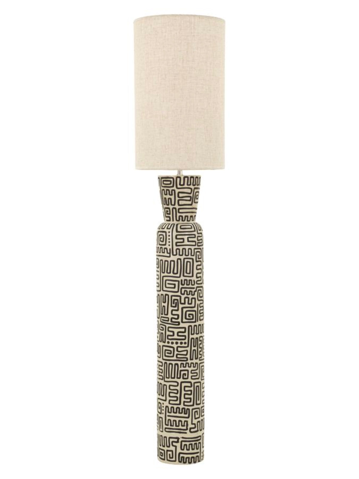 Lampada da terra in resina, Ø30x145 cm – Nairobi