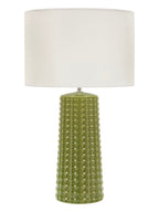 Lampada da tavolo in ceramica verde, Ø30x52 cm – Gliss