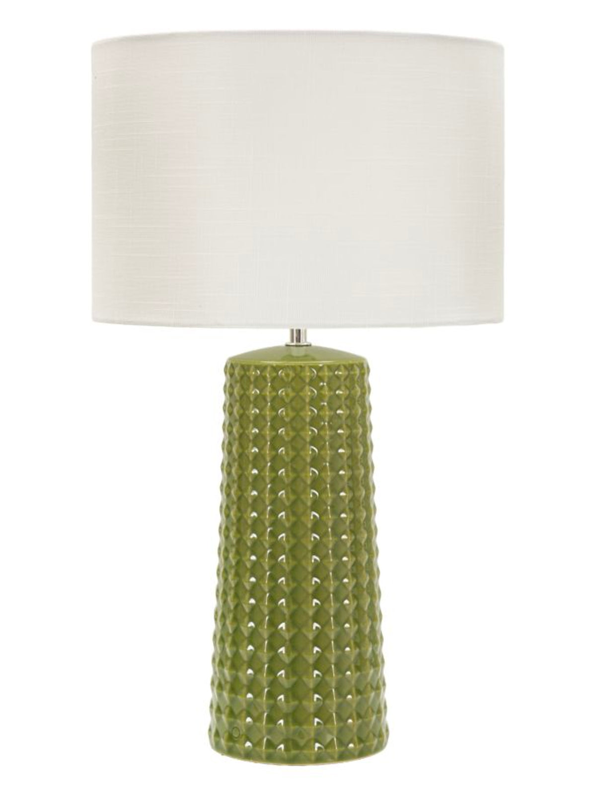 Lampada da tavolo in ceramica verde, Ø30x52 cm – Gliss