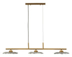 Lampadario Emily 3 Luci vetro Grigio - foto 1