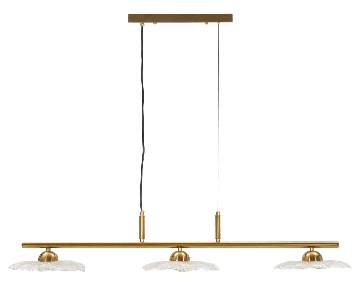 Lampadario Emily 3 Luci vetro Trasparente - foto 1