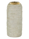 Vaso decorativo in ceramica grigia, Ø14x30 cm – Lima