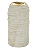 Vaso decorativo in ceramica grigia, Ø12,5x25 cm – Lima