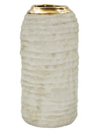 Vaso decorativo in ceramica grigia, Ø12,5x25 cm – Lima