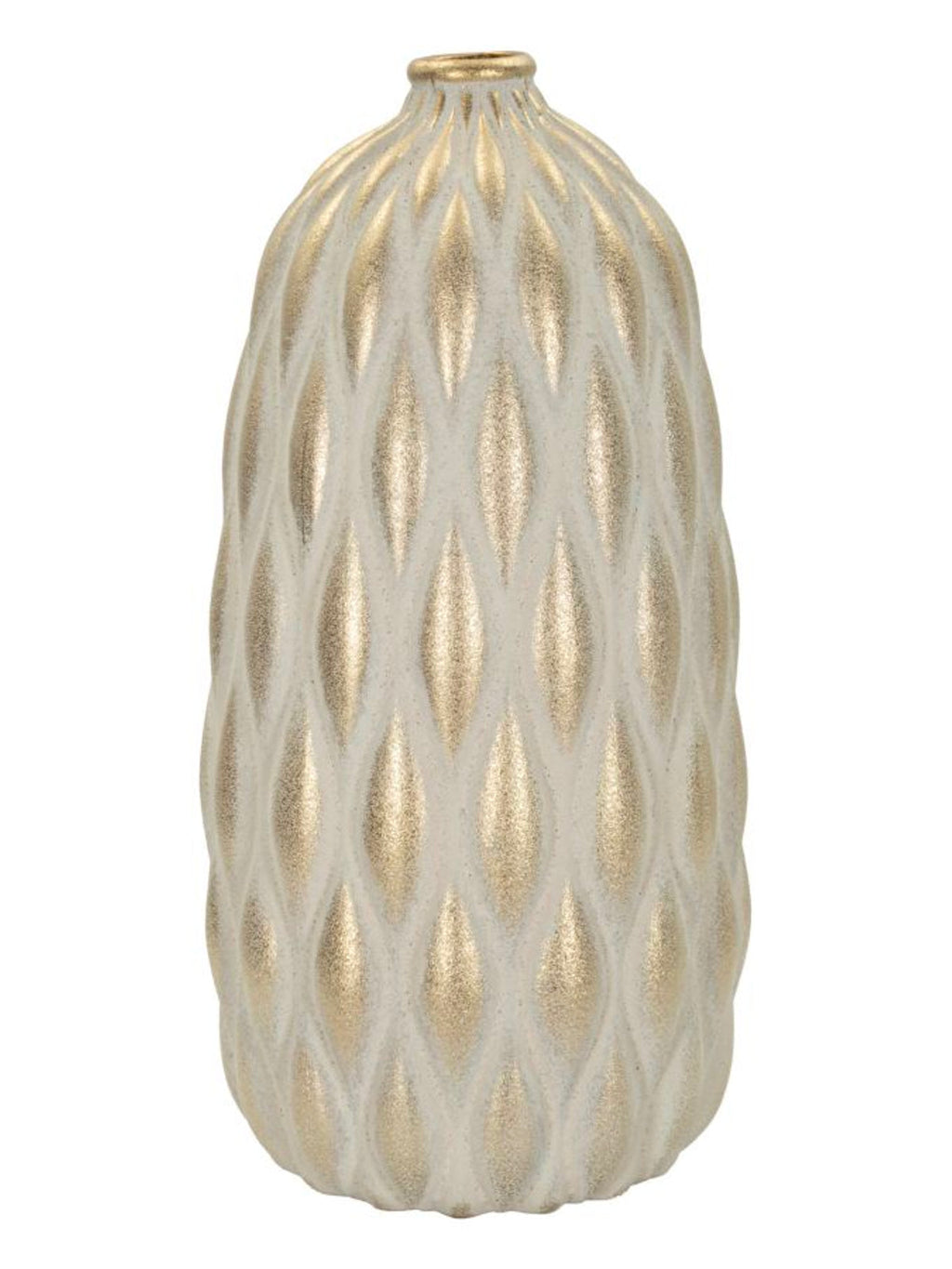 Vaso decorativo in ceramica grigia, Ø22x44 cm – Pepitas
