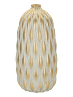 Vaso decorativo in ceramica grigia, Ø18,5x37,5 cm – Pepitas