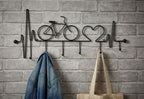 Appendiabiti da muro Bicicletta Nero - foto 5