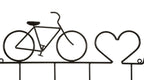 Appendiabiti da muro Bicicletta Nero - foto 2