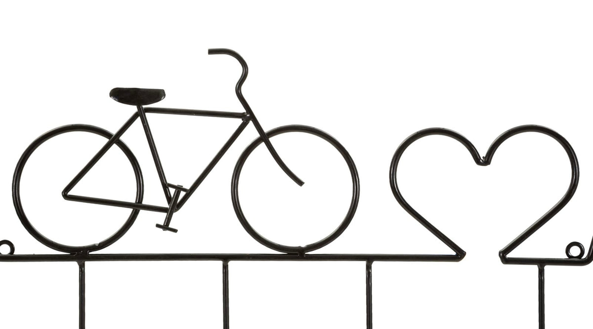 Appendiabiti da muro Bicicletta Nero - foto 2