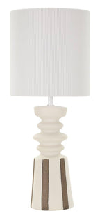 Lampada da tavolo Tribal, Ø26,5x67 cm