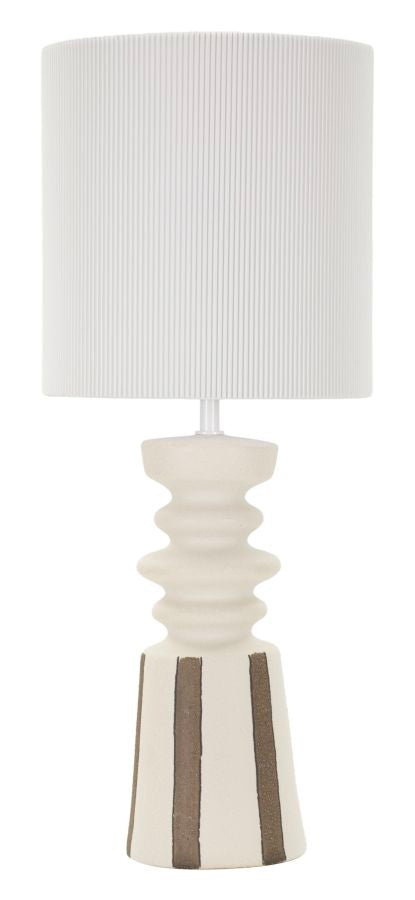 Lampada da tavolo Tribal, Ø26,5x67 cm