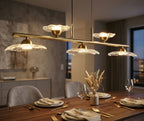 Lampadario Emily 5 Luci vetro Trasparente - foto 5