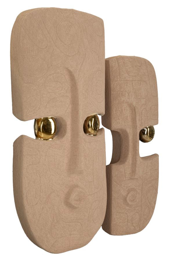 Decorazione Murale Dakar coppia, 20x6x40-14x5x32 cm – dettaglio 1