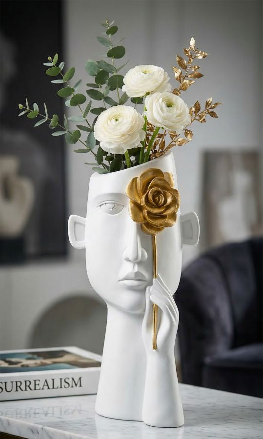 Vaso Face con Fiore - foto 5