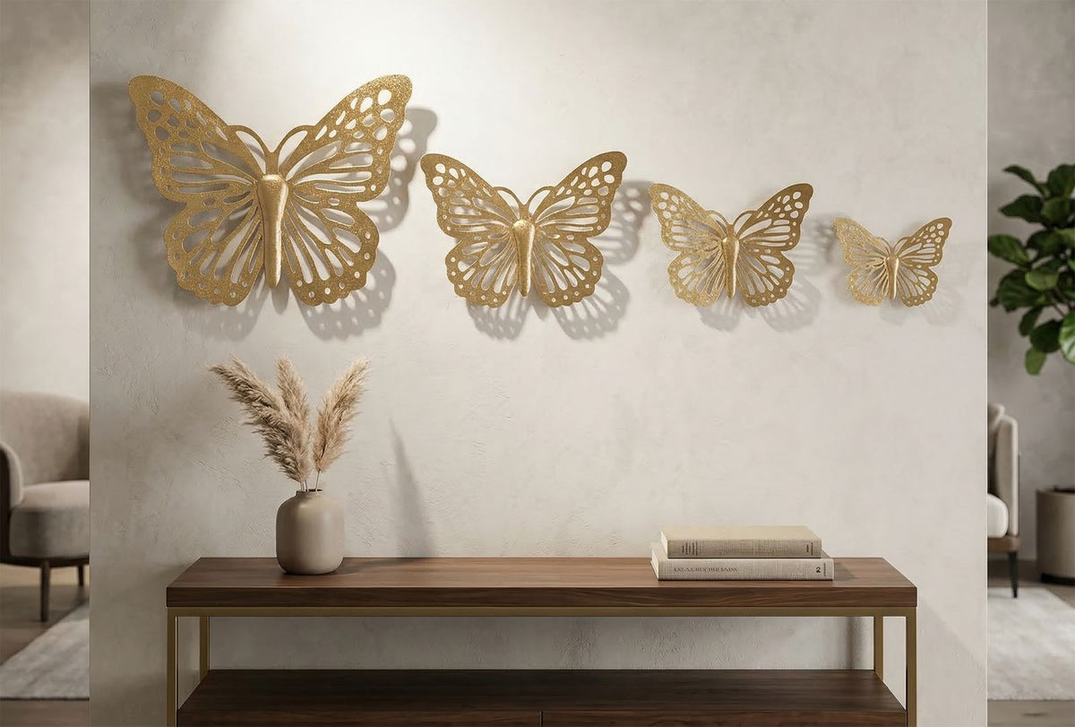 Farfalle da muro set 4 Pz - foto 6
