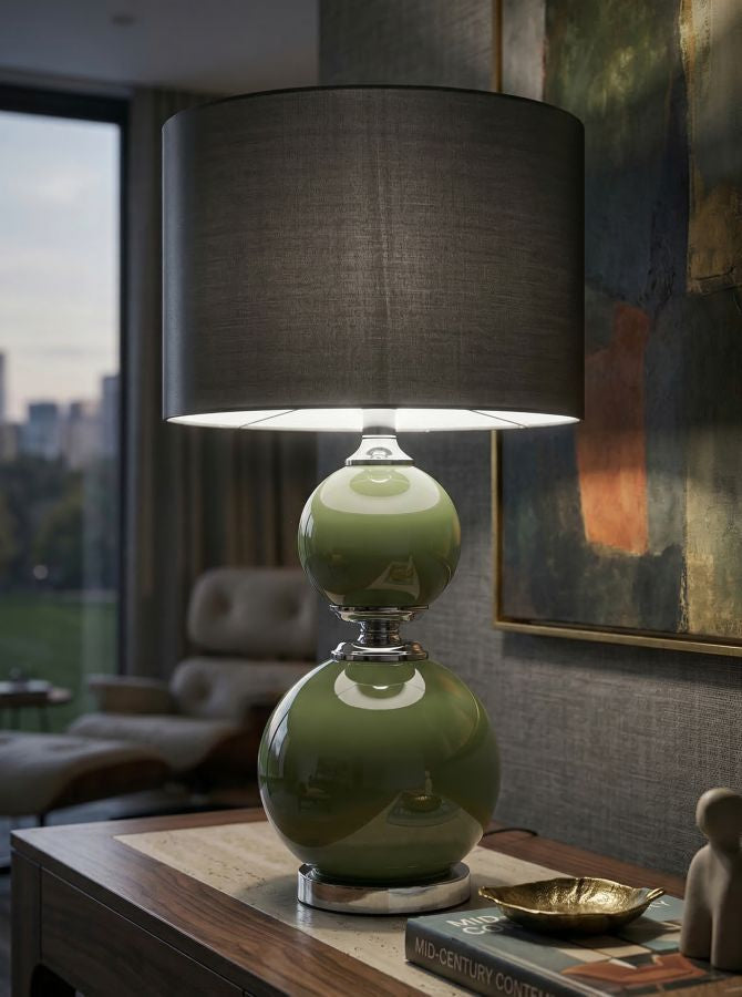 Lampada da tavolo Eva Two, Ø38x65 cm – dettaglio 4