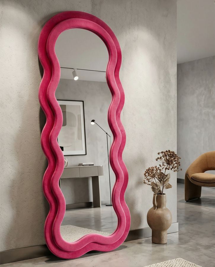 Specchio da muro Miki Velluto Fuxia - foto 7