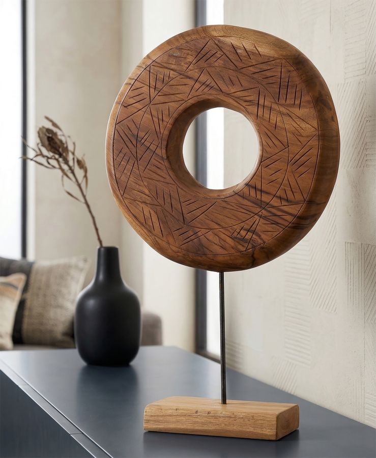 Scultura Dorat in Teak Riciclato - foto 8