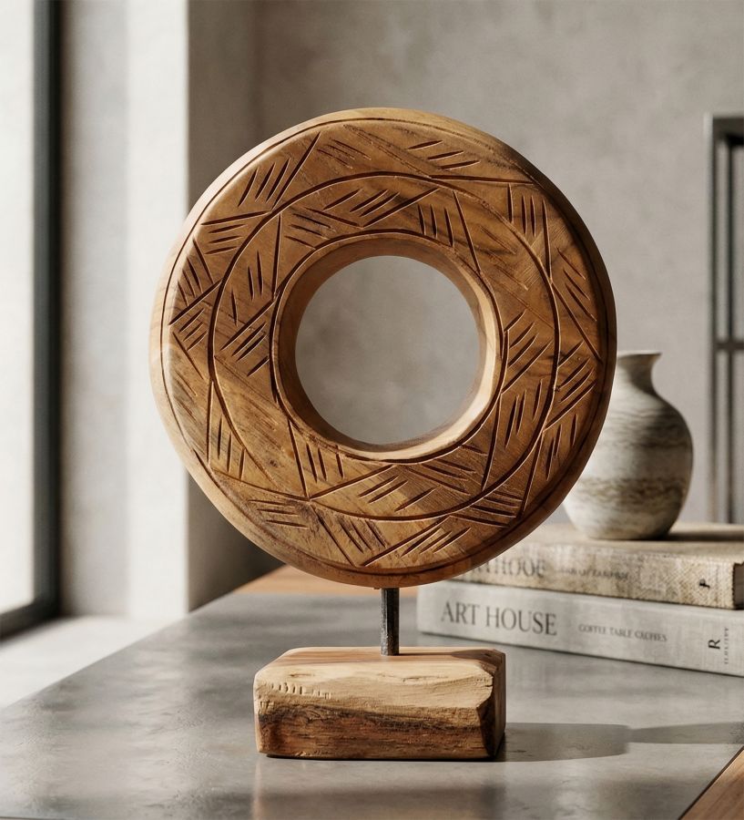 Scultura Dorat in Teak Ric - foto 9