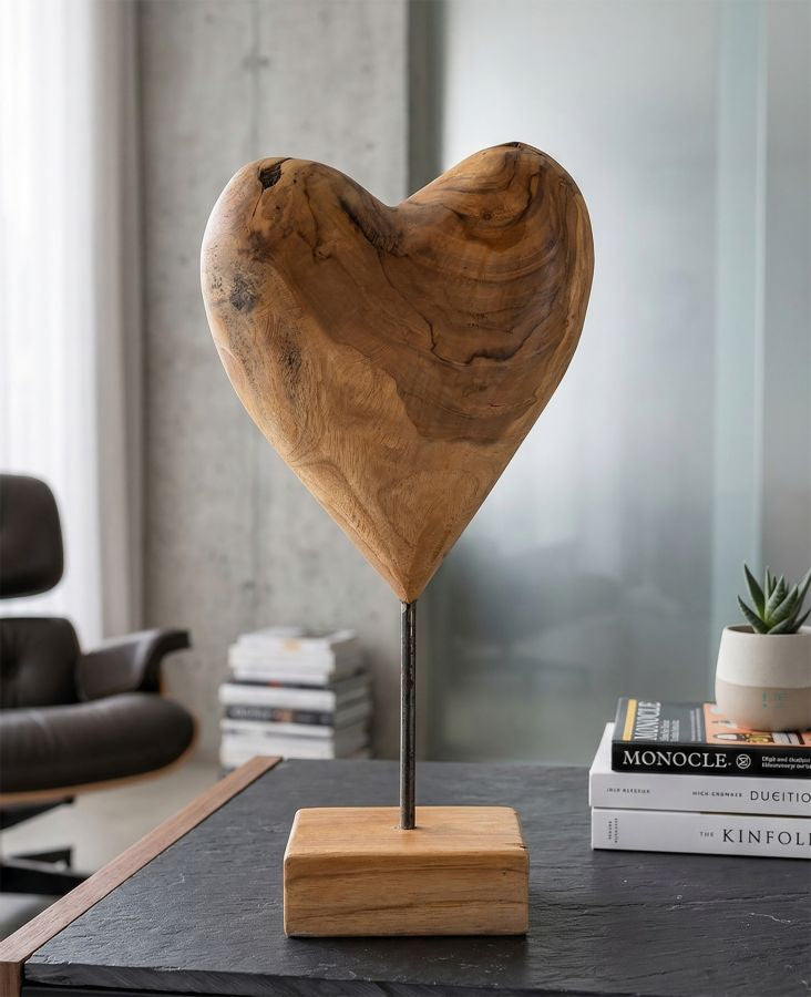 Scultura Dobu in Teak Riciclato - foto 9