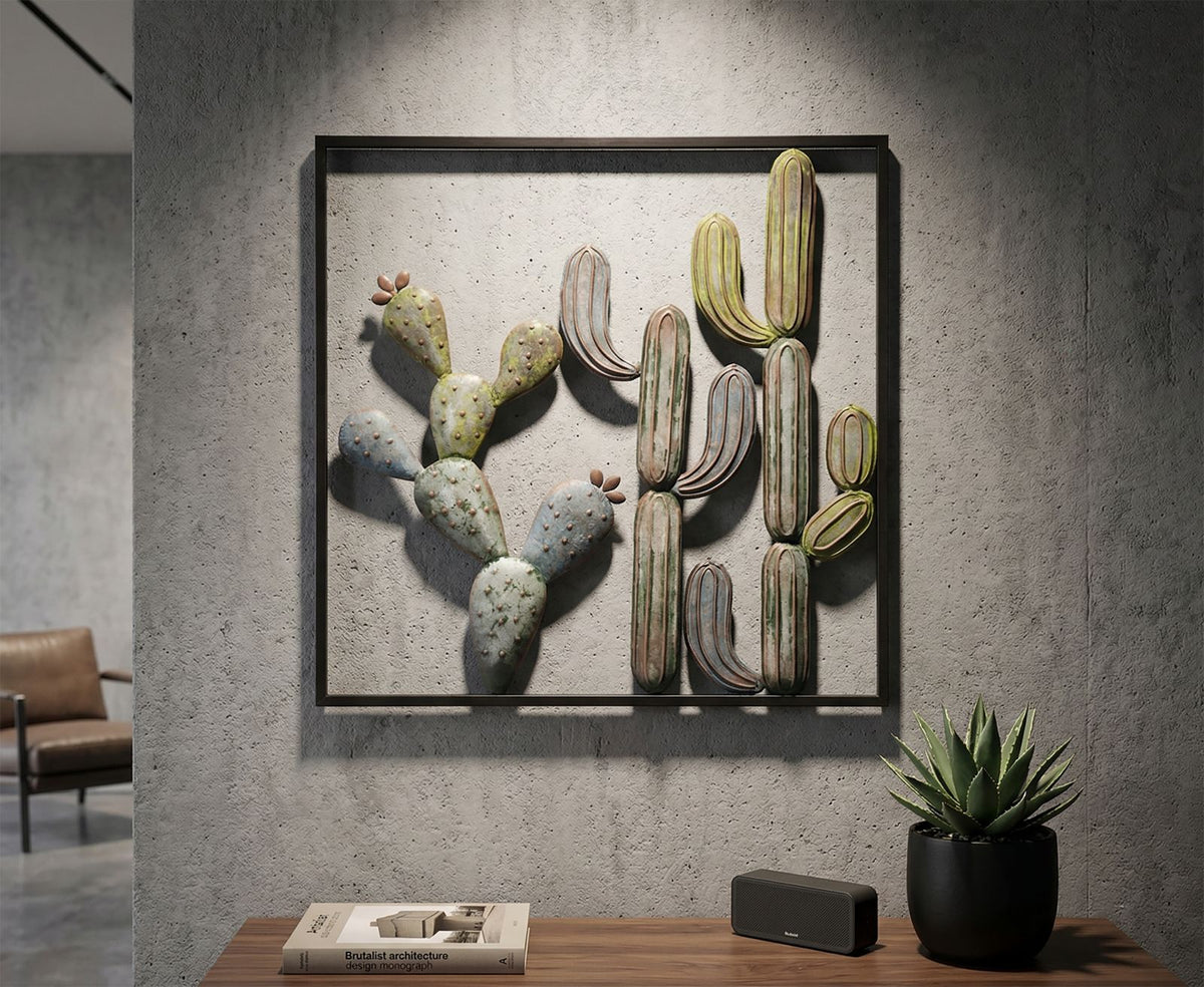 Pannelo in ferro Cactus-frame - foto 6