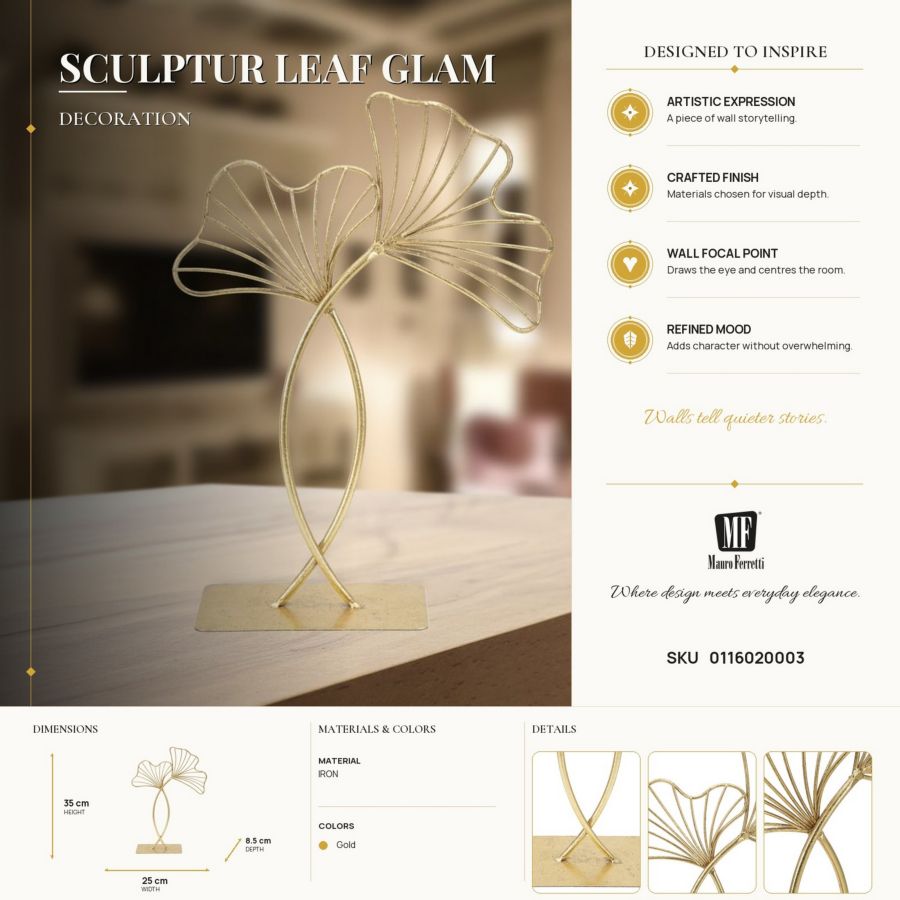 Scultura Leaf Glam - foto 8