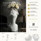 Vaso Young Lady Roses - foto 8
