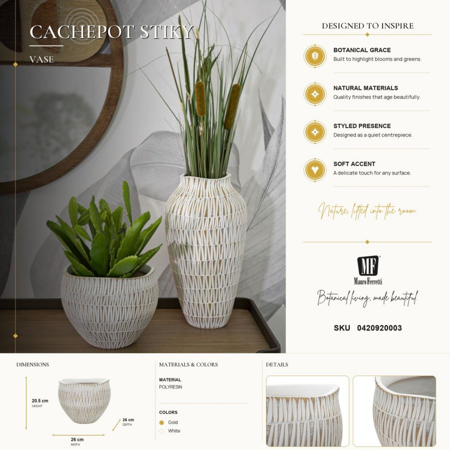 Cachepot resina Stiky - foto 6