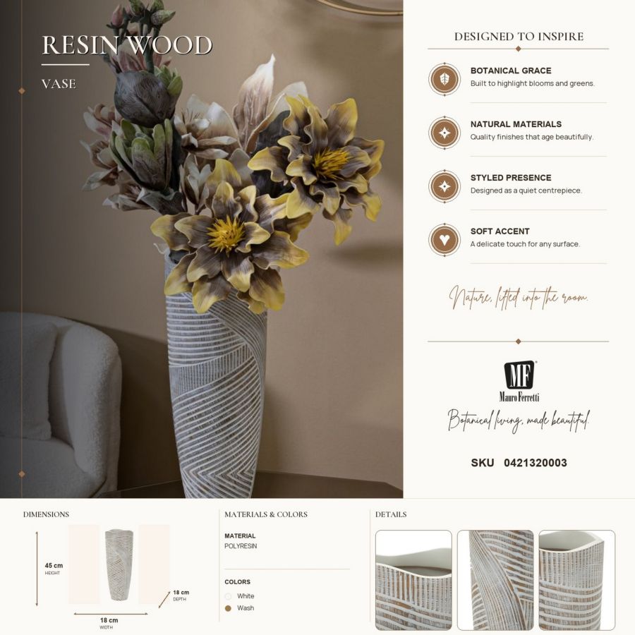 Vaso resina Woody - foto 8