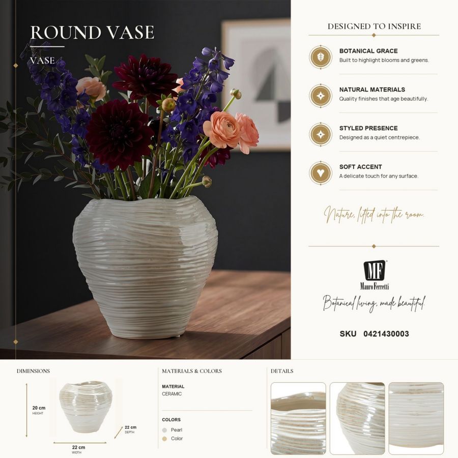 Vaso Perly Round - foto 8
