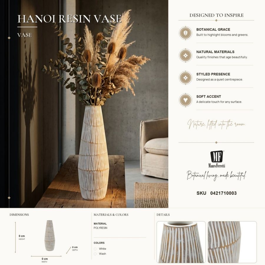 Vaso resina Hanoi - foto 7