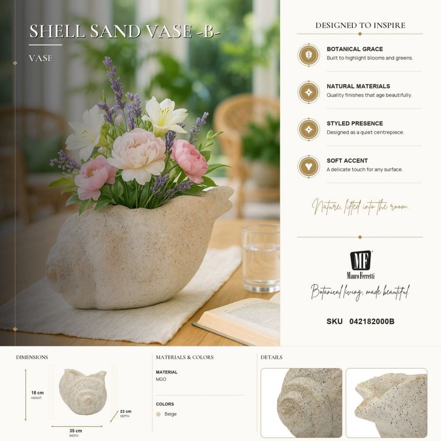 Vaso Shell Sand - foto 9