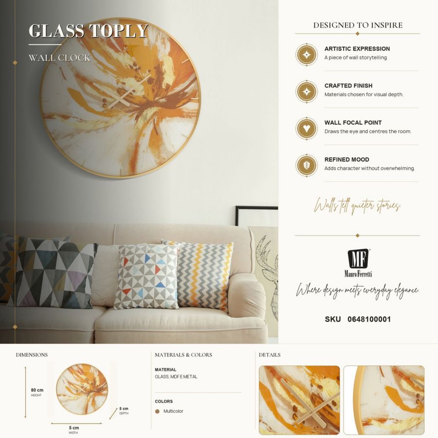 Orologio Glass Toply - foto 7